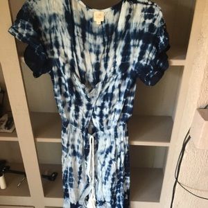 Surf Gypsy Blue Tie Dye Cover up